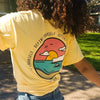 The Sunset Tee In Yellow